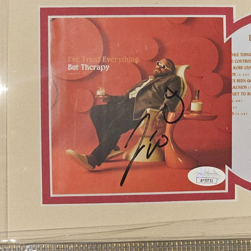 Teddy Swims Signed Autographed CD I've Tried Everything but Therapy Part 1 I JSA