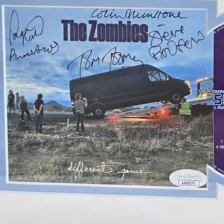 The Zombies signed Different Game Autographed CD JSA COA Framed