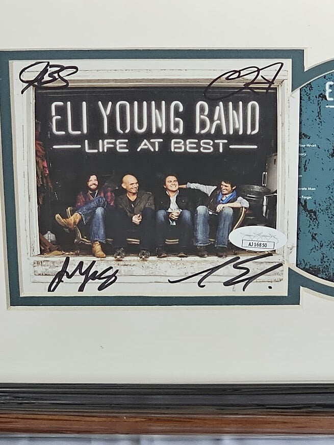 Eli Young Band Signed Life at Best CD Autographed  JSA Authenticated