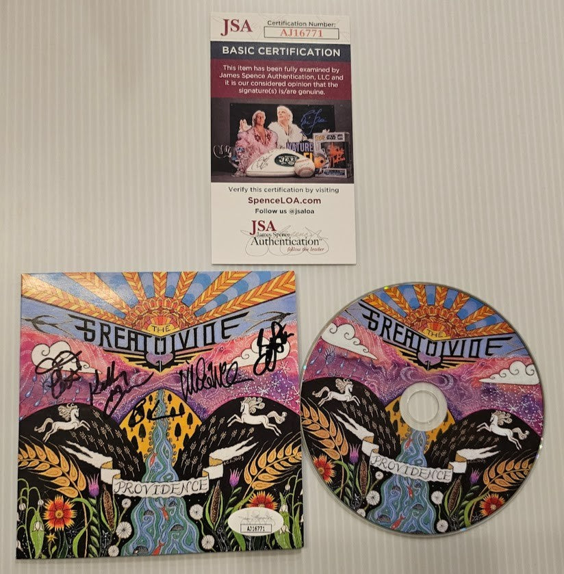 The Great Divide SIGNED Providence CD Autographed JSA Certified Very Rare