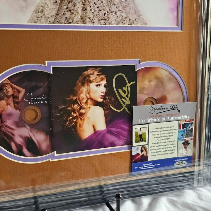 Taylor Swift Signed Speak Now Taylor's Version CD Autographed authenticated  COA