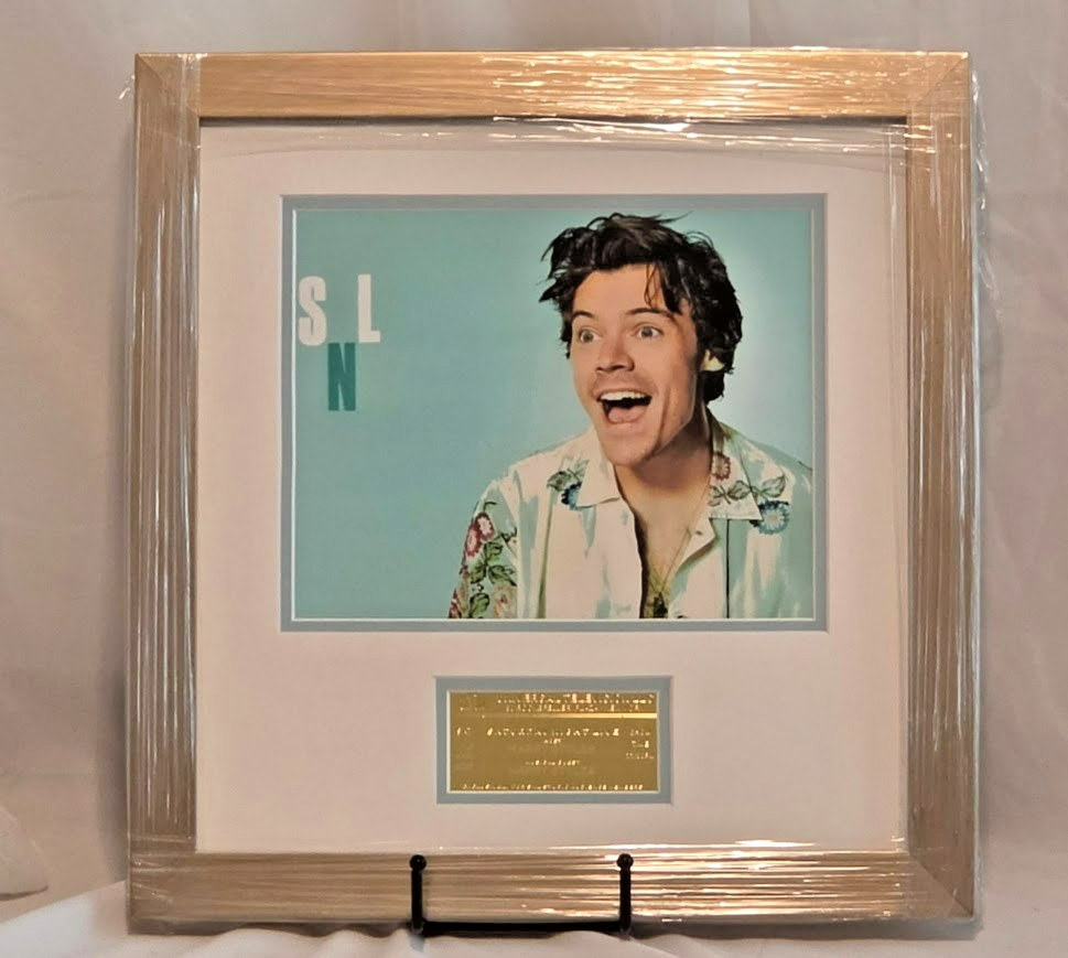 Harry Styles Saturday Night Live SNL GOLDEN TICKET Souvenir SNL RARE 3/14 Framed