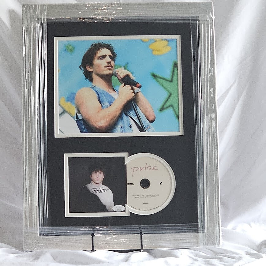 Benson Boone Signed CD Custom Framed Pulse Beautiful Things Autographed JSA