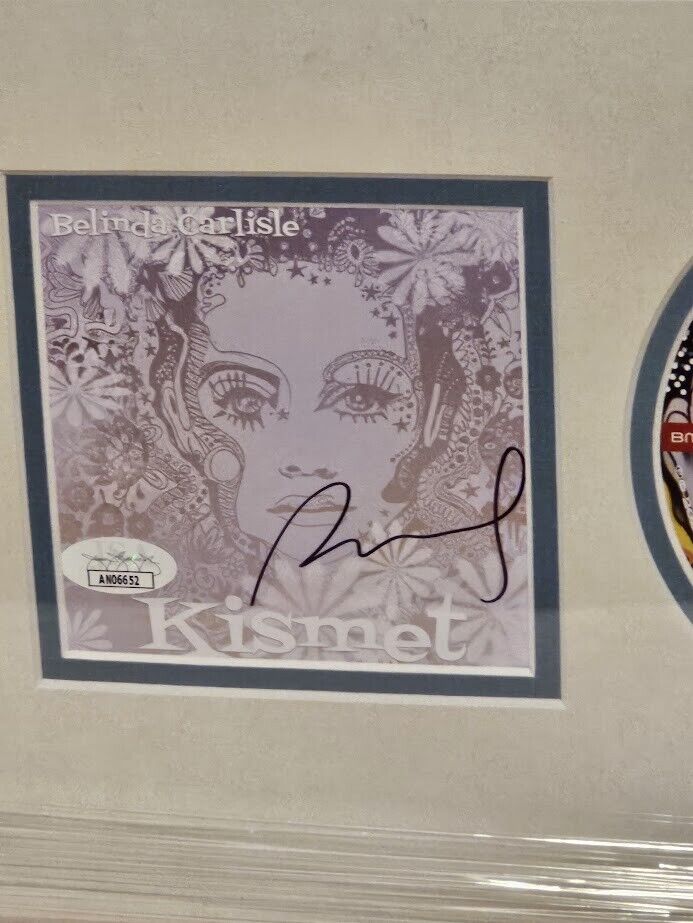 Belinda Carlisle  Signed Autographed CD Kismet JSA Certified  Framed The Go-Gos