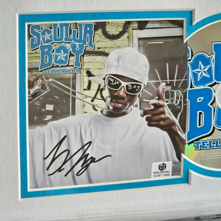 Soulja Boy  autographed Signed Tellem.com  Global Authentics COA Crank That