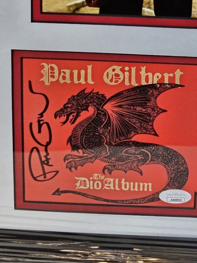 Paul Gilbert Signed The Dio Album CD Autographed Authenticated JSA