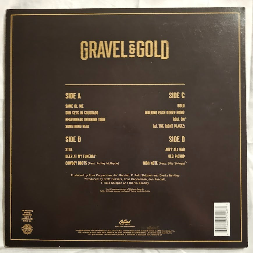 Dierks Bentley Signed Autographed Gravel & Gold Double Vinyl LP JSA COA