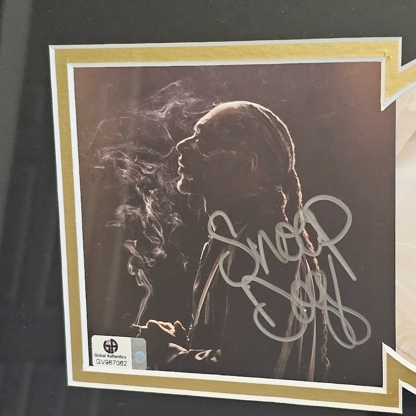 Snoop Dogg Signed Autographed Missionart  CD Framed Global Authentics COA