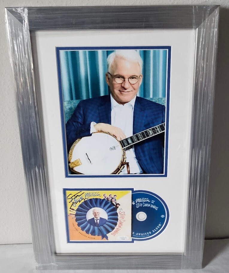 Steve Martin signed The Long Awaited  Album CD JSA COA Steep Canyon Rangers