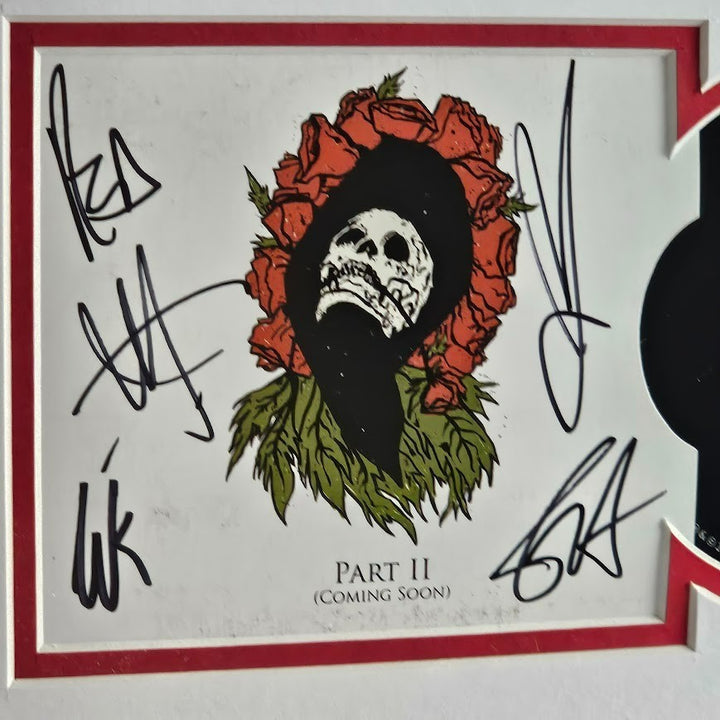 Blue October band  Signed Autographed Spinning the Truth Around CD JSA Framed