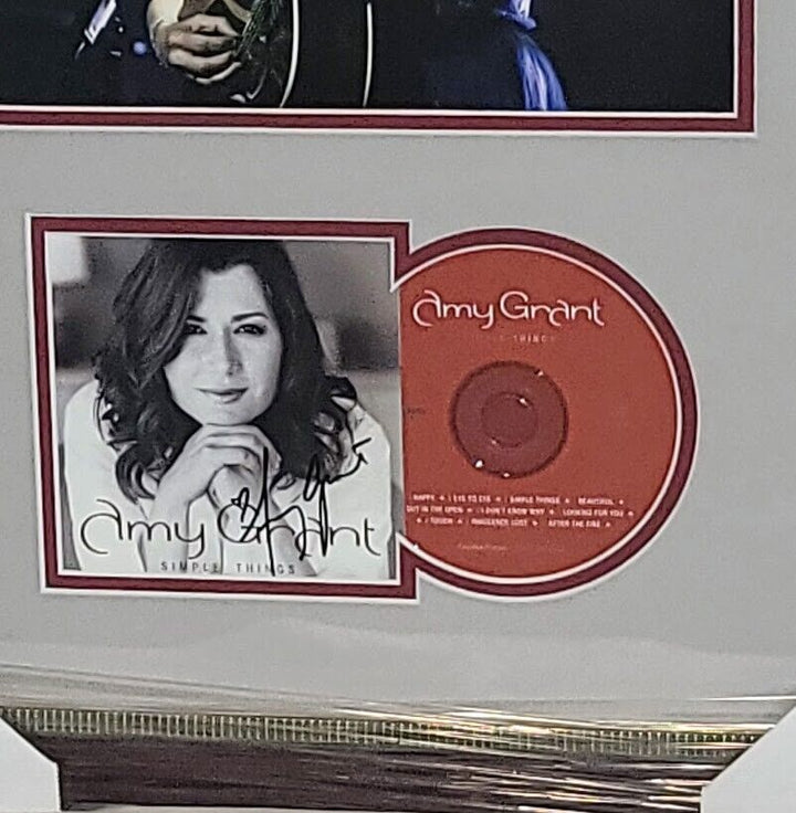 Amy Grant Autographed Signed Simple Things CD Christian JSA Framed