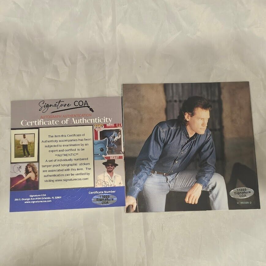 Randy Travis  Signed Autographed Full Circle CD   Framed COA