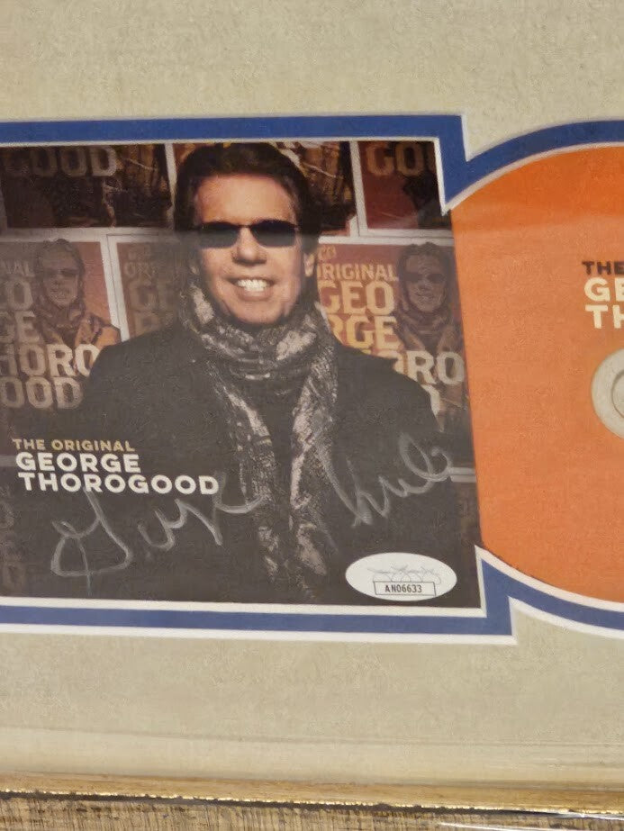 George Thorogood signed autographed The Original CD JSA COA Framed