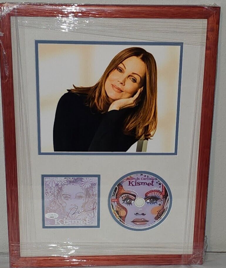 Belinda Carlisle  Signed Autographed CD Kismet JSA Certified  Framed The Go-Gos