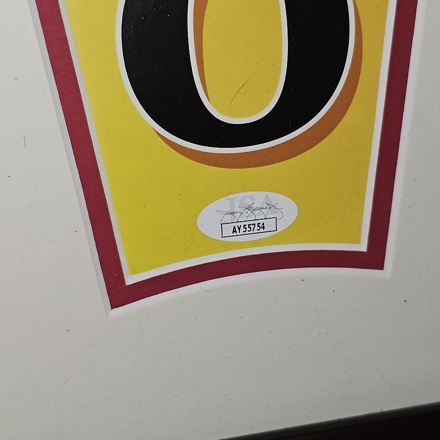 VANNA WHITE & PAT SAJAK Signed  Autographed WHEEL OF FORTUNE Wheel Wedge JSA COA