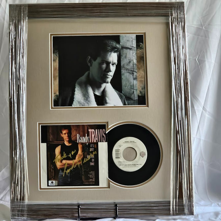 Randy Travis autographed Its Just a Matter of Time Signed Global Authentics COA