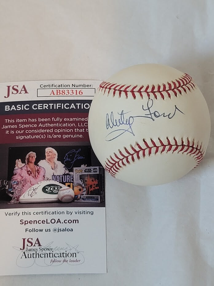 Whitey Ford signed Autographed Baseball JSA COA New York Yankees