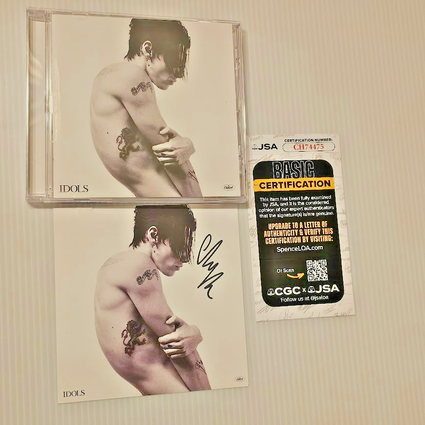 Yungblud signed Autographed Idols CD JSA  COA