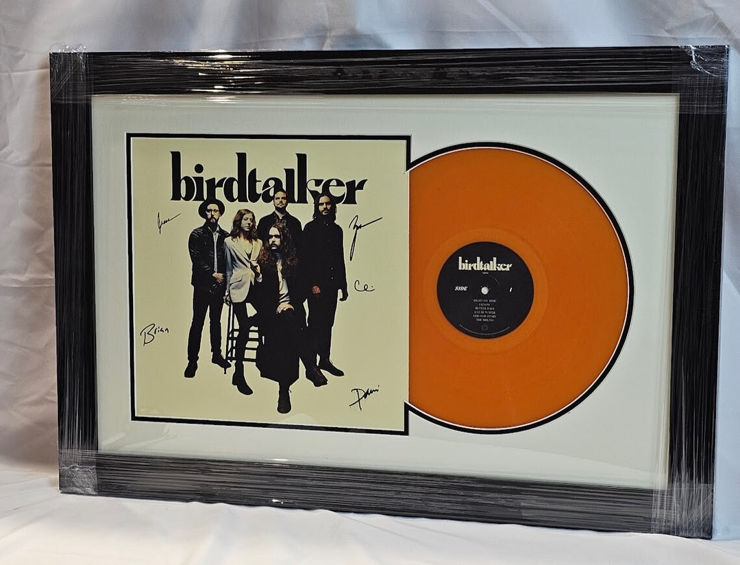 Birdtalker Band Signed  LP JSA Authenticated Translucent Orange