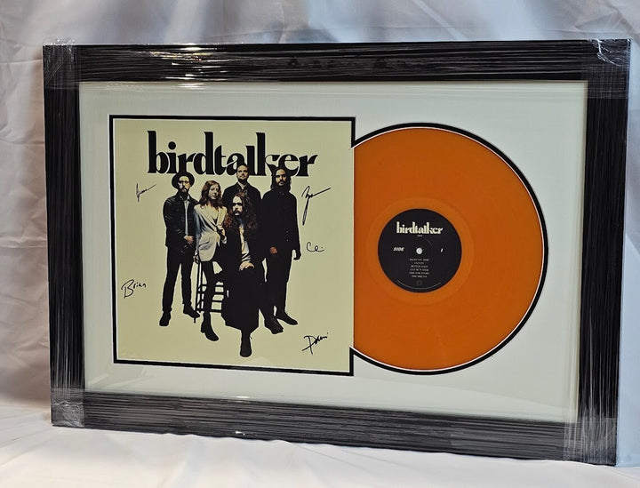 Birdtalker Band Signed  LP JSA Authenticated Translucent Orange