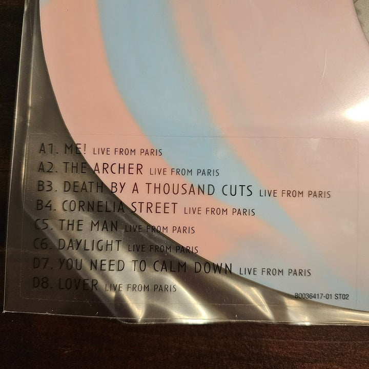 New Taylor Swift LOVER Live From Paris Heart Shaped Vinyl Record LP Sealed 2023