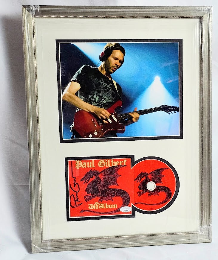 Paul Gilbert Signed The Dio Album CD Autographed Authenticated JSA  Mr. Big