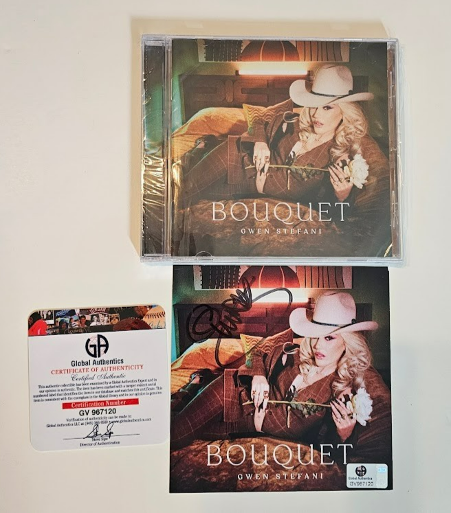 Gwen Stefani Autographed Signed CD Bouquet Global Authentics  COA