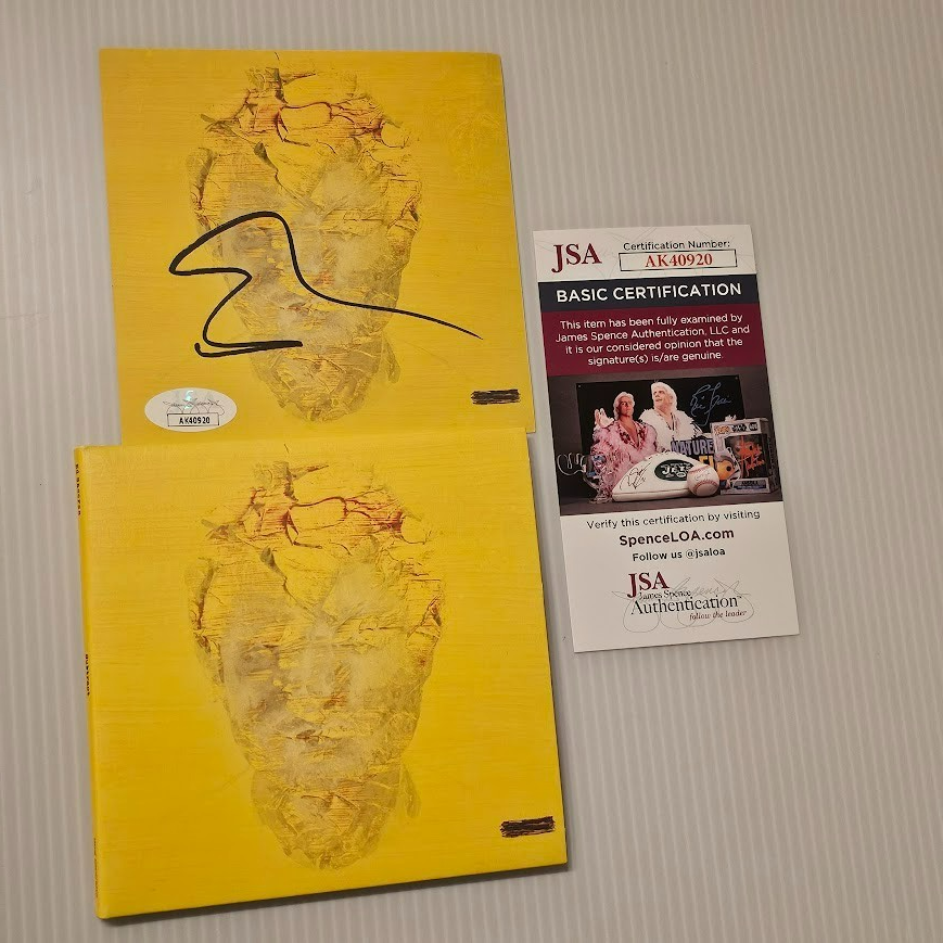 Ed Sheeran Signed Autographed Subtract - CD JSA Authentication COA