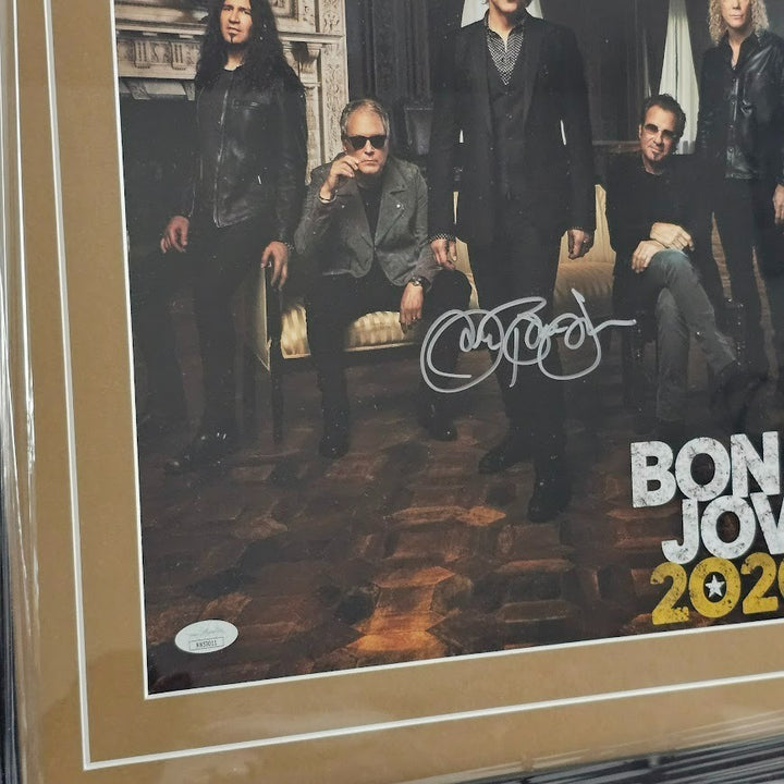 Bon Jovi Autographed Signed 2020 Album Concert Poster  JSA COA
