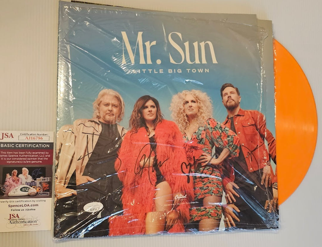 Little Big Town SIGNED Vinyl LP Mr. Sun  New AUTOGRAPHED INSERT JSA COA