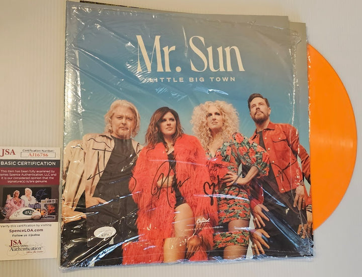 Little Big Town SIGNED Vinyl LP Mr. Sun  New AUTOGRAPHED INSERT JSA COA