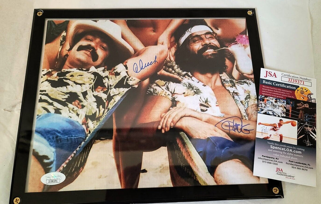 Cheech and Chong Signed Autographed JSA Certified Authentic Up In Smoke