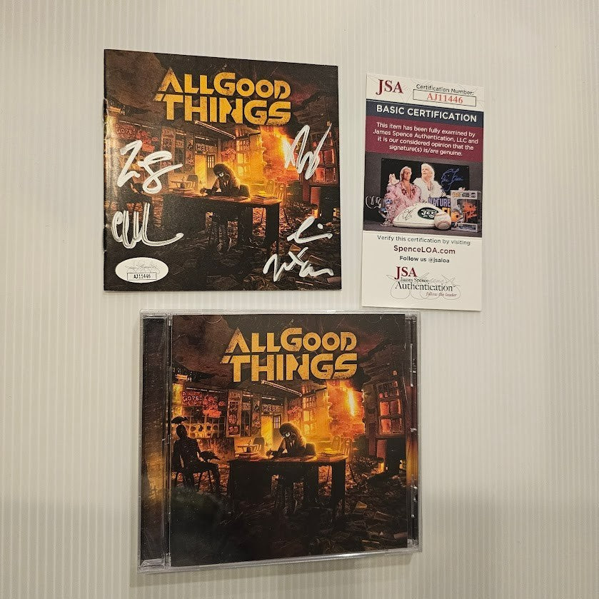 All Good Things Band Signed Autographed A Hope in Hell CD  JSA COA
