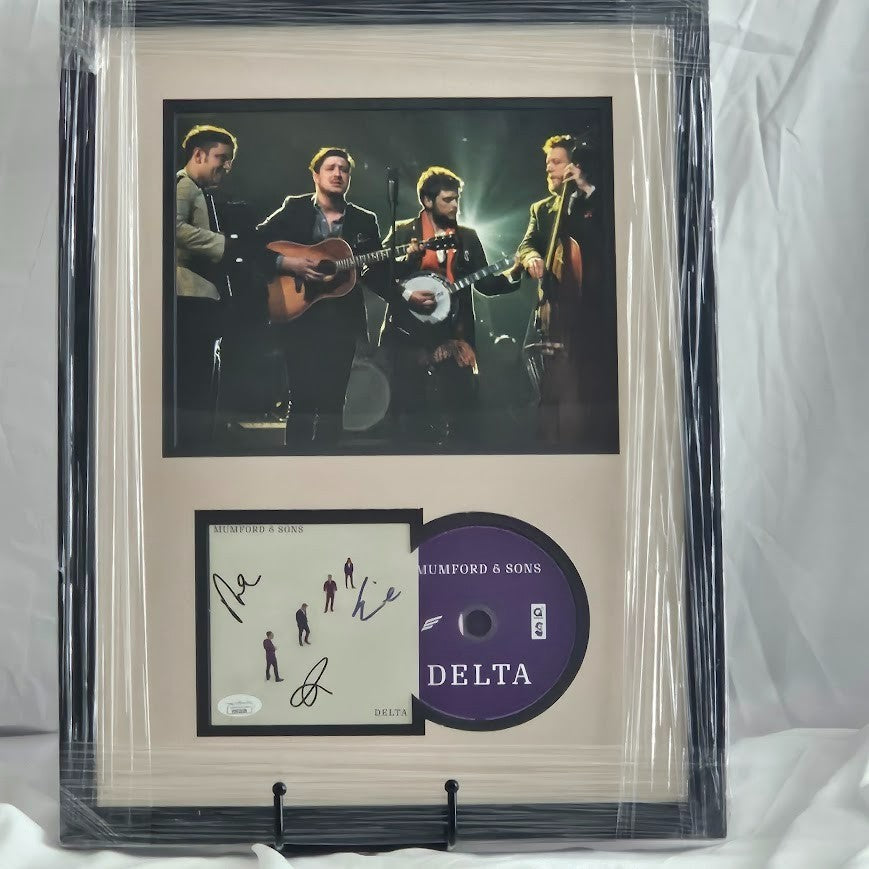 Mumford & Sons  Band Autographed  Signed  Delta CD JSA Certified
