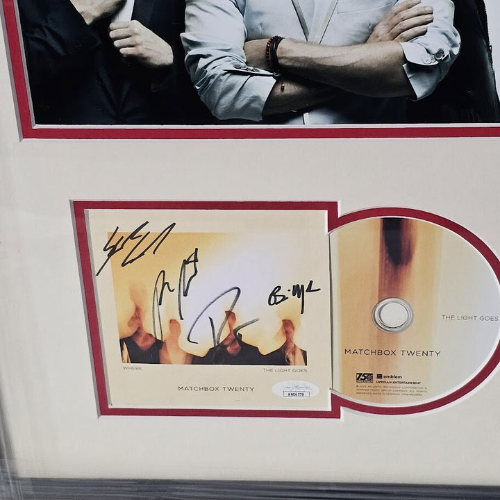 Matchbox Twenty Band Signed Where the Light Goes Autographed  JSA Certified