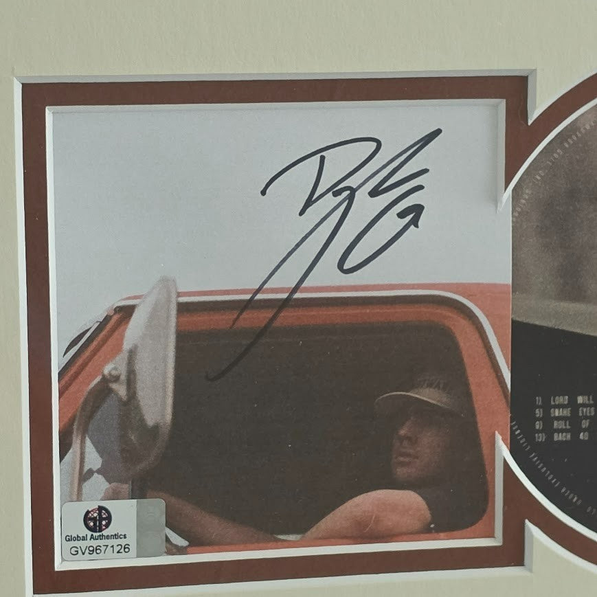 Dylan Gossett signed Autographed Westward  CD Global Authentics COA Framed