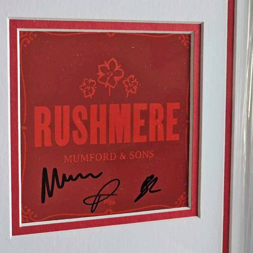Mumford & Sons Autographed  Signed  Rushmere CD JSA Certified Framed