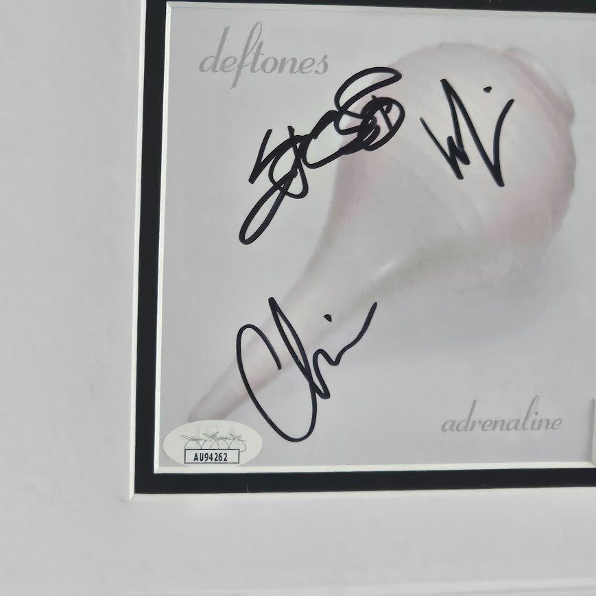 DefTones Band Signed Autographed Adrenaline Def Tones CD  Chino Moreno JSA COA