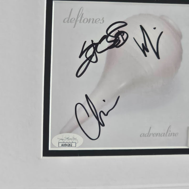 DefTones Band Signed Autographed Adrenaline Def Tones CD  Chino Moreno JSA COA
