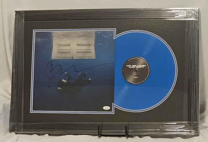 Billie Eilish Hit Me Hard And Soft record Blue Vinyl Signed Autographed JSA COA