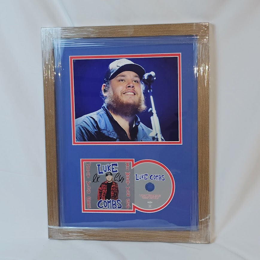 Luke Combs SIGNED What you see is What you Get  CD Autographed Authenticated COA