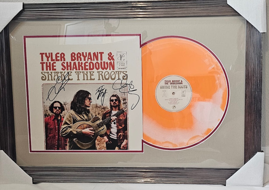 Tyler Bryant & the Shakedown Autographed Shake the Roots Orange Vinyl LP JSA COA
