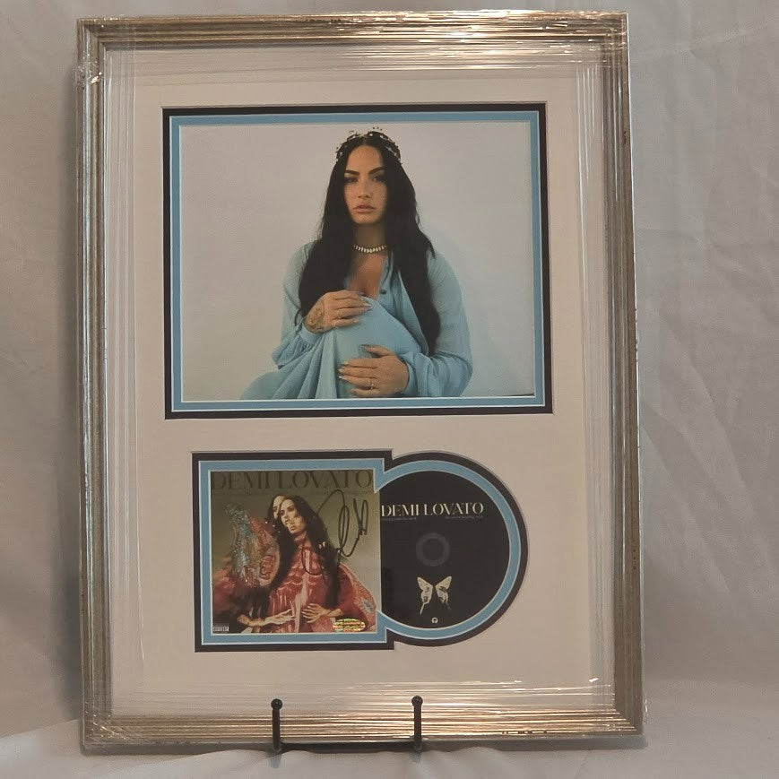 Demi Lovato  Autographed Signed  Dancing with the Devil CD Certified Framed