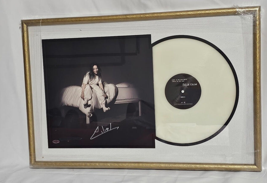 Billie Eilish Signed LP  Viny When we All Fall Asleep Glow in the Dark Certified