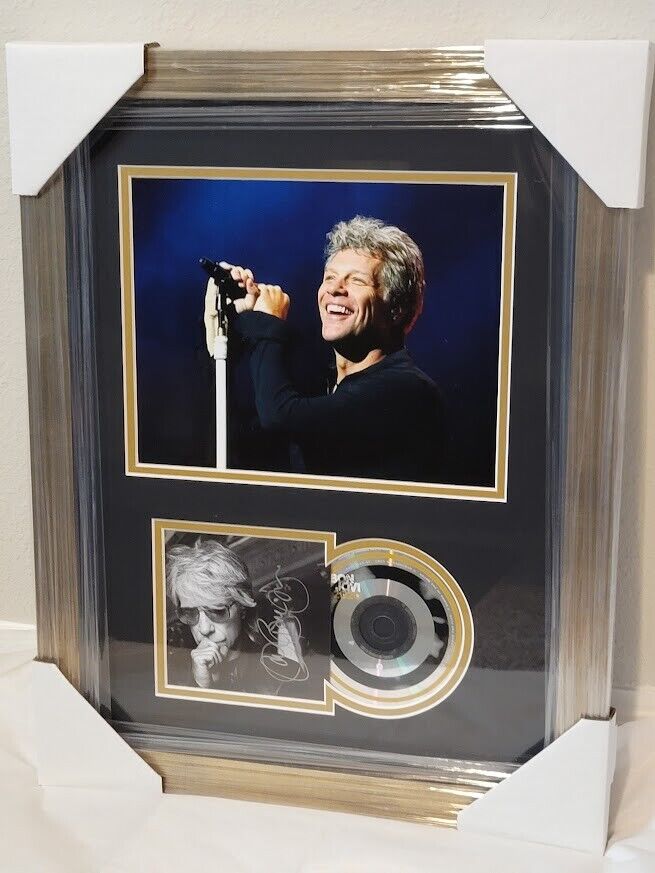 Jon Bon Jovi Signed Autograph Wonder CD JSA  COA Framed