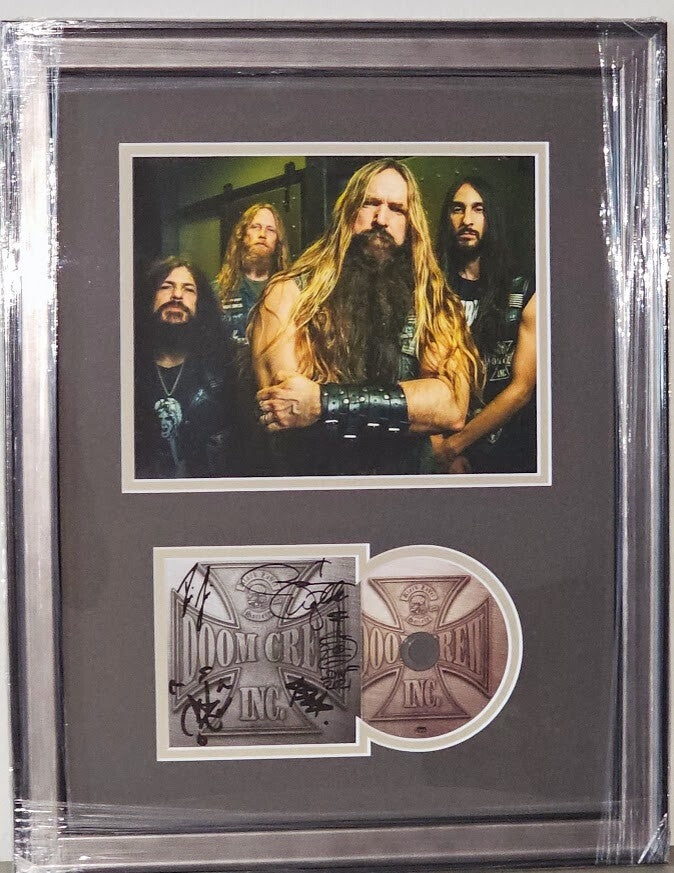 Zakk Wylde Black Label Society Signed Autographed CD Doom Crew Inc JSA Cert.