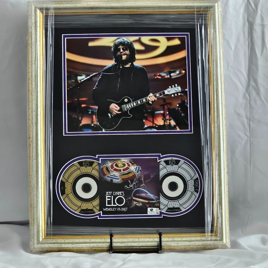 ELO Jeff Lynne Autographed Signed CD Wembley or Bust Electric Light Orchestra
