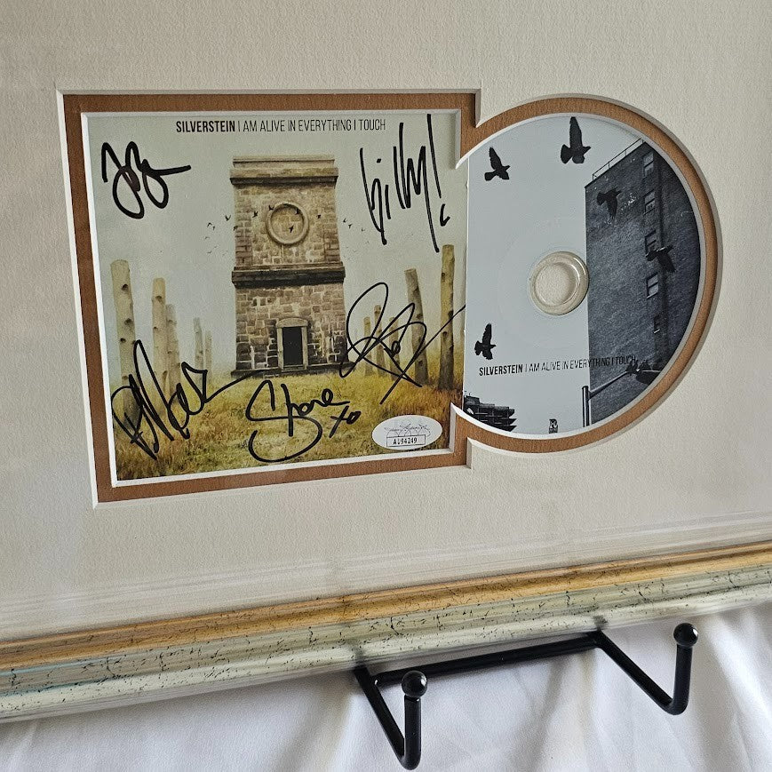 Silverstein signed Autographed I am Alive in Everything I Touch CD  JSA COA