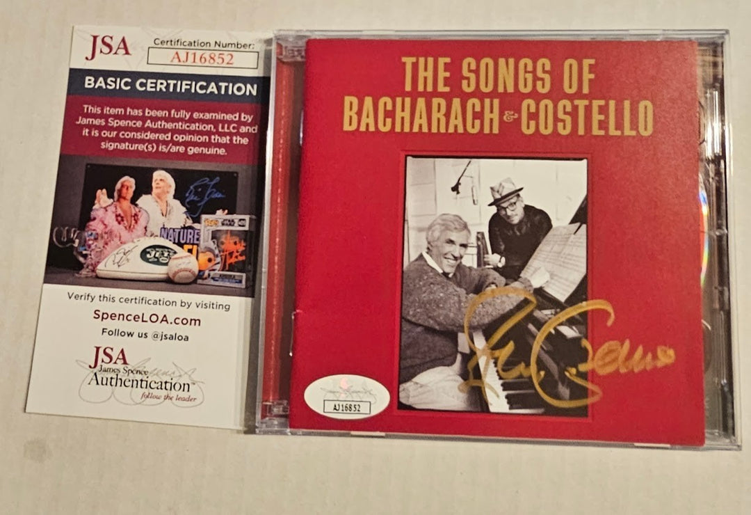 Elvis Costello signed autographed The Songs of Bacharach & Costello  CD  JSA COA