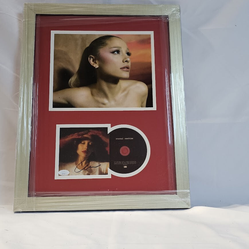 Ariana Grande signed Eternal Sunshine CD Autographed JSA Certified